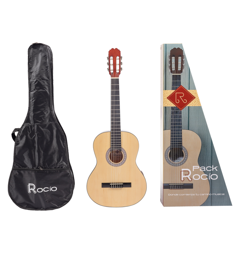 Pack de guitarra clásica de iniciación Rocio 10 envio gratis