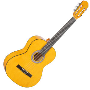 Carrito 2 Guitarra clásica de iniciación Rocio C16 tamaño 3/4 amarilla envio gratis