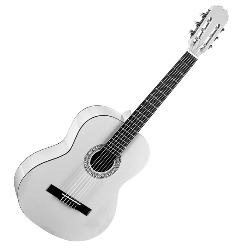 Guitarra clásica tamaño 3/4 blanca Rocio C16WH envio gratis