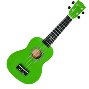 Home 22 Ukelele soprano con funda Bones School BSGR verde envio gratis