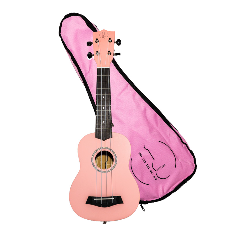 Ukelele soprano rosa satinado con funda Bones SP200S-PK Linden envio gratis 2 Ukelele soprano rosa satinado con funda Bones SP200S-PK Linden envio gratis