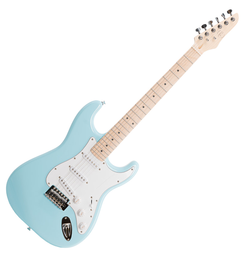 Guitarra Eléctrica Bones california Series B-SSS Blue envio gratis