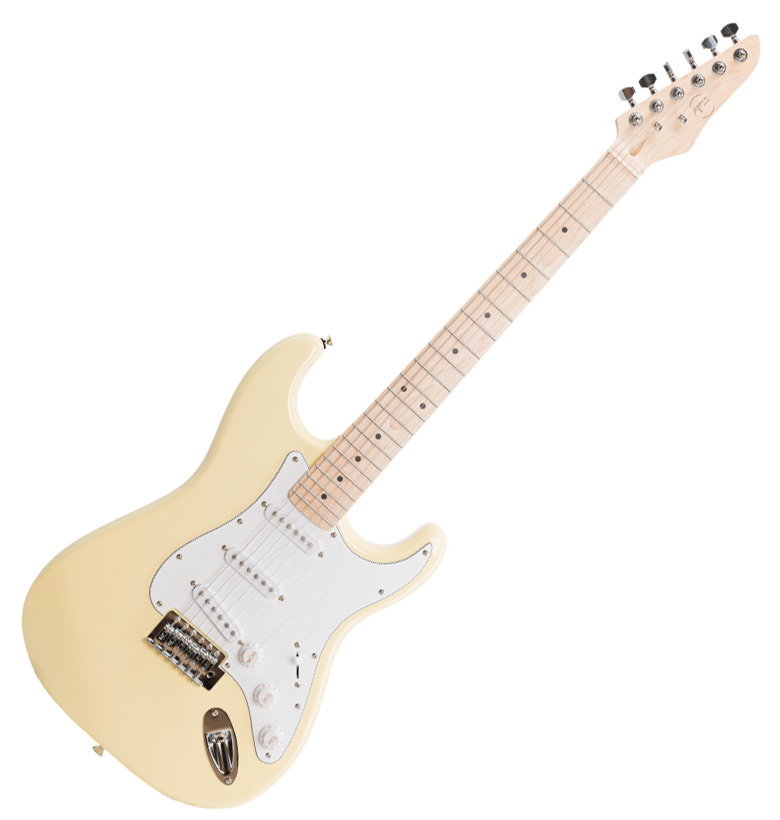 Guitarra Eléctrica Bones California Series B-SSS Yellow