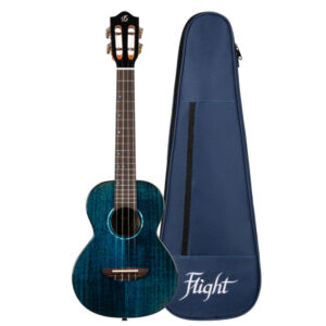 Ukelele Tenor Flight Princess Series Iris Tinta TDB Transparent Blue