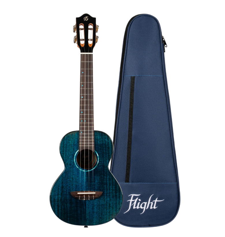 Ukelele Tenor Flight Princess Series Iris Tinta TDB Transparent Blue envio gratis 2 Ukelele Tenor Flight Princess Series Iris Tinta TDB Transparent Blue
