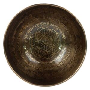 Cuenco Tibetano 7 Metales S2 0,7kg flor de la vida envio gratis