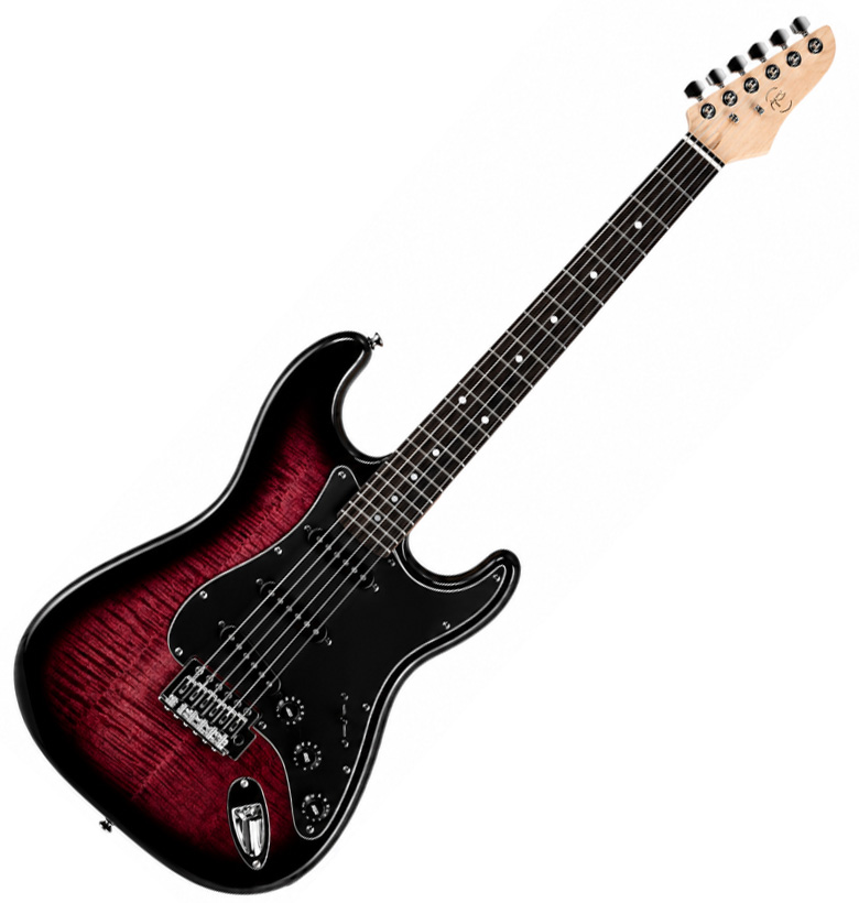Guitarra Eléctrica Bones New York Series B-SSS Fuchsia envio gratis 1 Guitarra Eléctrica Bones New York Series B-SSS Fuchsia envio gratis