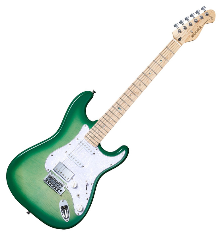 Guitarra eléctrica Mooer MSC30 Pro Lemon Green
