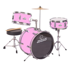 Carrito 3 Bateria infantil Jinbao rosa