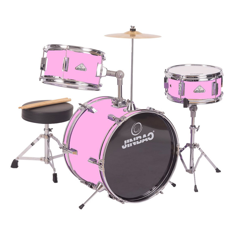 Bateria junior Jinbao 1042PK rosa 3 Bateria infantil Jinbao rosa