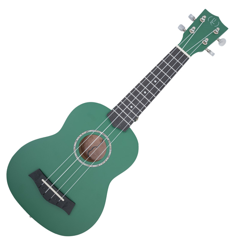 Ukelele Soprano Bones SP200S-GN Linden Verde Satinado