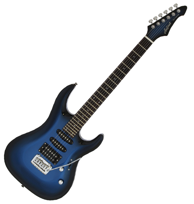 Guitarra eléctrica Aria MAC-STD azul metalizado envio gratis 2 Guitarra eléctrica ARIA MAC-STD azul