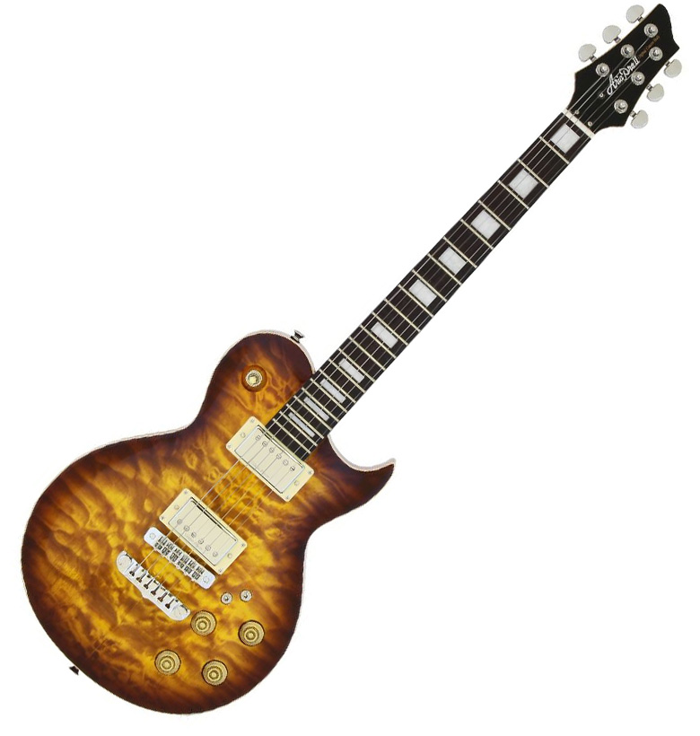 Guitarra eléctrica Aria Royale Miel PE480SB envio gratis