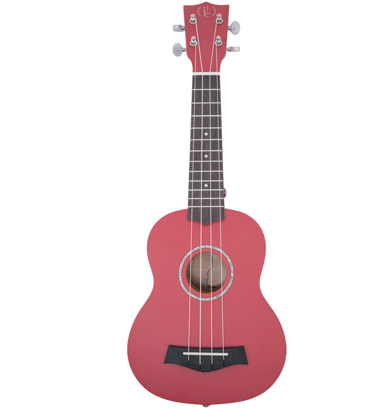 Ukelele Soprano Bones SP200S-RD Linden Rojo Satinado