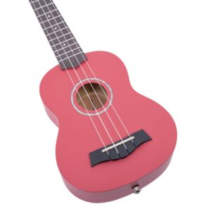 Home 27 Ukelele Soprano Bones SP200S-RD Linden rojo Satinado