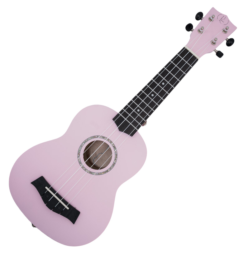 Ukelele Soprano Bones SP200S-PK Linden Rosa Satinado