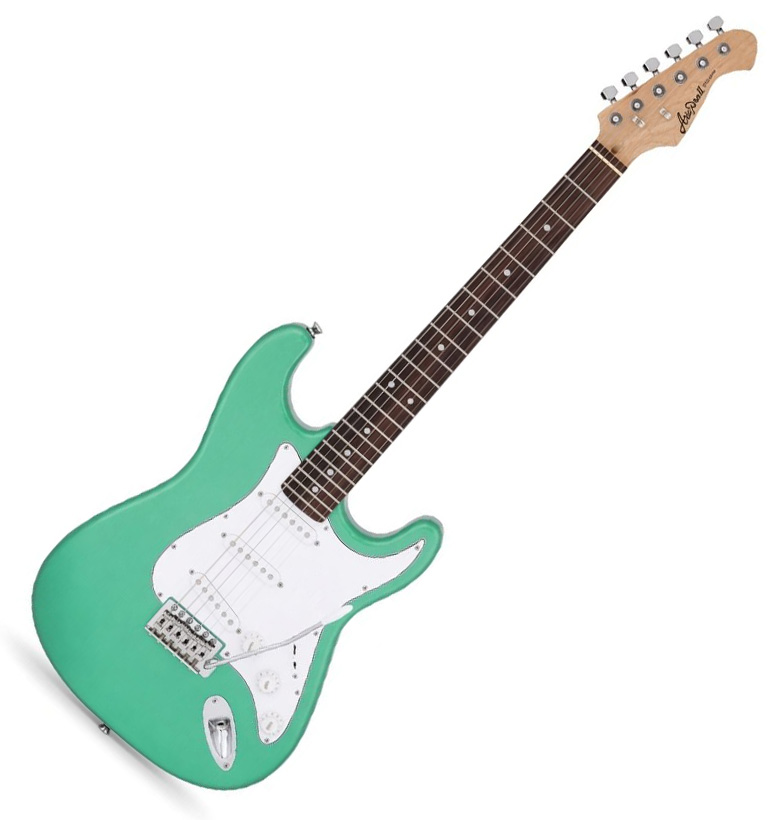 Guitarra eléctrica Aria ST Surf Green envio gratis 2 Guitarra eléctrica Aria STG003SFGR Surf green