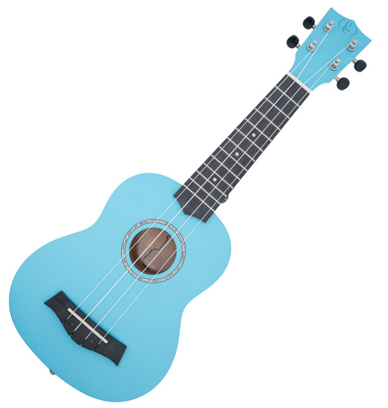 Ukelele Soprano Bones SP200S-BL Linden Azul Satinado 2 Ukelele Soprano Bones SP200S-BL Linden Azul Satinado