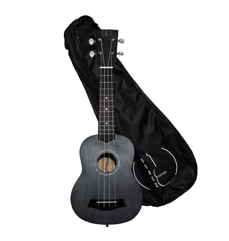 Ukelele Soprano Bones SP200S-BK Linden Negro Satinado 2 Ukelele Soprano Bones SP200S-BK Linden Negro Satinado