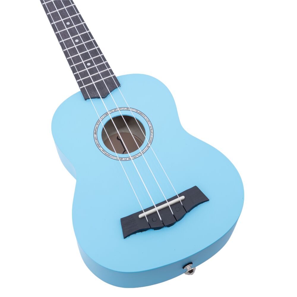 Ukelele Soprano Bones SP200S-BL Linden Azul Satinado 6 Ukelele Soprano Bones SP200S-BL Linden Azul Satinado - Imagen 4