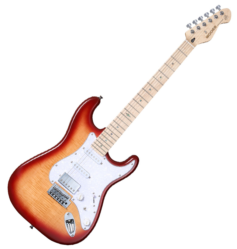 Mooer MSC30 Pro Sunset Red guitarra eléctrica envio gratis