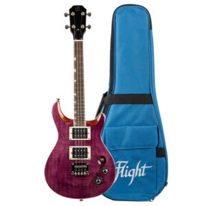 Ukelele Tenor Flight Vanguard Rock Series Transparent Purple envio gratis
