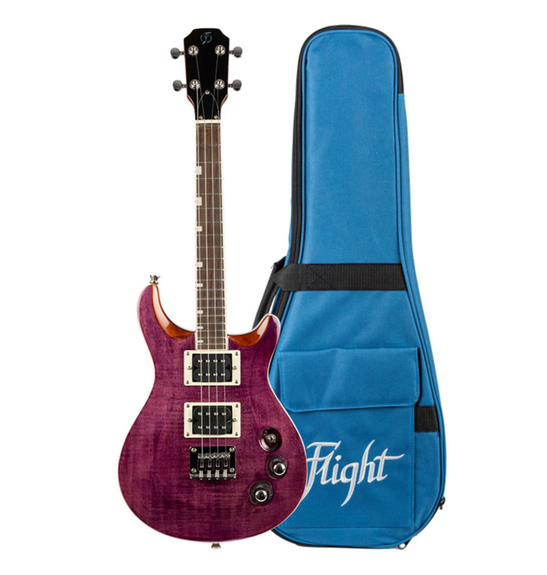 Ukelele Tenor Flight Vanguard Rock Series Transparent Purple envio gratis 2 Ukelele Tenor Flight Vanguard Rock Series Transparent Purple